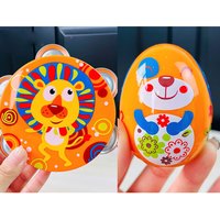 汇乐玩具 HUILE TOYS）儿童手拍鼓沙蛋奥尔夫乐器组合启蒙玩具宝宝礼物 沙蛋1个+铃鼓1个（颜色随机发）