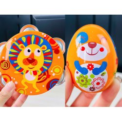 汇乐玩具 HUILE TOYS）儿童手拍鼓沙蛋奥尔夫乐器组合启蒙玩具宝宝礼物 沙蛋1个+铃鼓1个（颜色随机发）