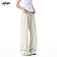 百亿补贴：MJ STYLE 春夏季美式复古长裤纯棉休闲裤男宽松直筒裤情侣Cleanfit百搭男女