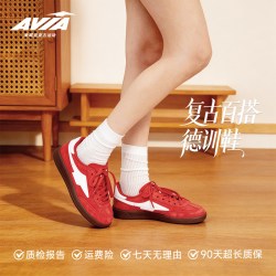 AVIA 爱威亚休闲德训鞋轻盈透气薄底鞋休闲运动鞋时尚百搭小白鞋