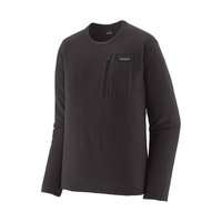 Patagonia 自营欧洲直邮PATAGONIA巴塔哥尼亚 R1 Air Crew男士黑色聚酯纤维