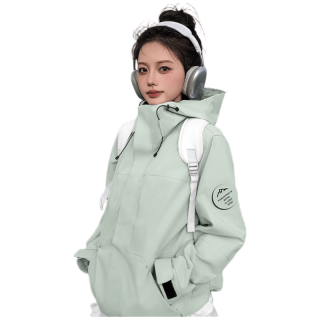 木林森 单壳冲锋衣外套 蓝色 L 女士夹克