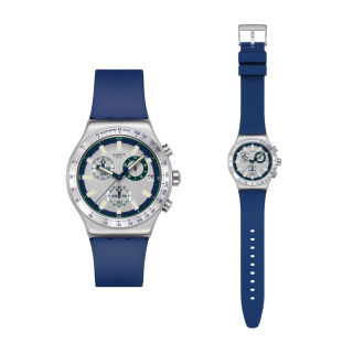 swatch 瑞士新款手表三眼计时学生运动考试手表教师节礼物