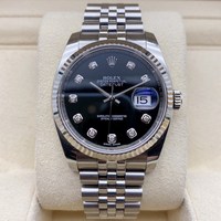 ROLEX 中古99新Rolex劳力士日志型镶钻自动机械男士手表116234