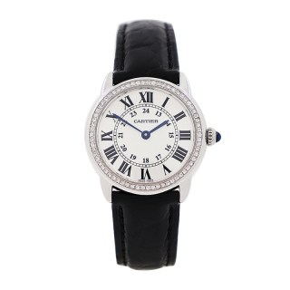 Cartier 中古98新Cartier卡地亚伦敦solo系列白盘腕表男女款礼物