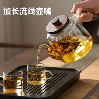 京东京造 玻璃茶壶 耐高温水分离 1000ml