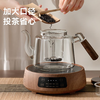 京东京造 玻璃茶壶 耐高温水分离 1000ml