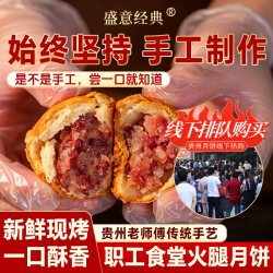 盛意经典火腿月饼500g*2盒