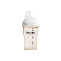 hegen PPSU宽口奶瓶 浅灰色 240ml 配2滴奶嘴