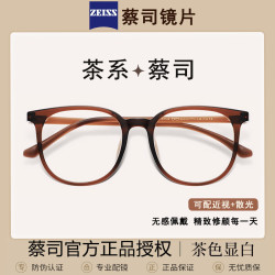 视特耐1.56防蓝光镜片*2片+商务休闲TR镜架任选（附带原厂包装）