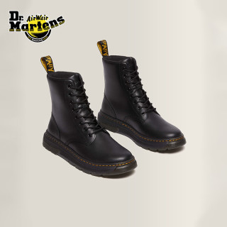Dr.Martens 马丁Crewson 时尚英伦风休闲短靴男女款8孔马丁靴 黑色 43