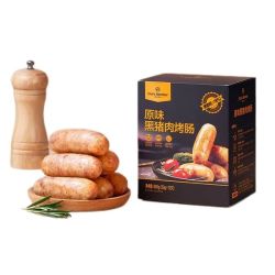 1号会员店 黑猪肉原味烤肠 600g/12根