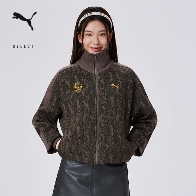 IP联名加绒：PUMA 怪物猎人荒野联名 T7 宽松保暖外套