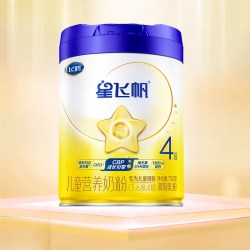 飞鹤 百补】飞鹤星飞帆4段奶粉儿童学生750g*1罐3-6岁官方旗舰正品