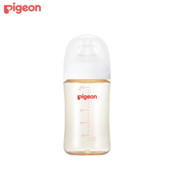 贝亲 自然实感第3代PRO系列 AA192 PPSU奶瓶 240ml L 6月+