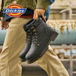 Dickies 男鞋夏季增高耐磨时尚靴复古户外马丁靴英伦风厚底短靴子