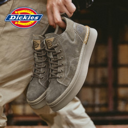 Dickies 板鞋男2026夏季百搭时尚男鞋男士休闲鞋运动中帮厚底鞋子