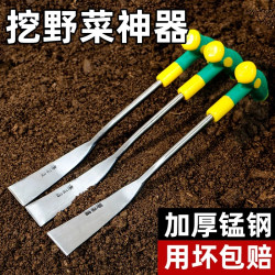 朋意 挖野菜的小铲子挖野菜好物铁铲家用除草工具好物挖菜拔草挖蒜专属