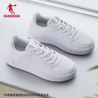 乔丹 中国乔丹小白龙百搭小白鞋增高板鞋 QXL053252552R