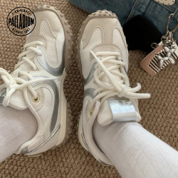 PALLADIUM 新款女款薄底休闲鞋复古时尚圆头系带老爹鞋94743
