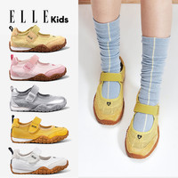 ELLE KIDS童鞋方口玛丽珍夏季包头透气软底防滑大童运动芭蕾舞鞋