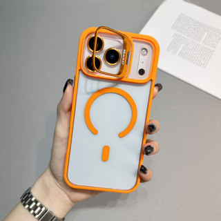 适用新款iPhone17promax镜头支架手机壳苹果16pro磁吸防摔保护套