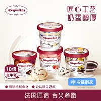 哈根达斯 冰淇淋组合装 4口味 320g（草莓冰淇淋+香草冰淇淋+比利时巧克力冰淇淋+曲奇香奶冰淇淋）