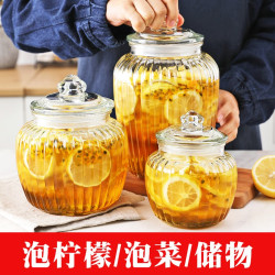 常青藤 泡菜坛子密封罐蜂蜜柠檬瓶茶叶储物三件套咸菜罐