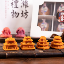 立体月饼模具手压式硅胶食品级创意国潮文创冰皮广式创意甜品糕点