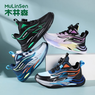 木林森 童鞋男童206春季网面男孩儿童运动鞋中大童跑步鞋运动鞋