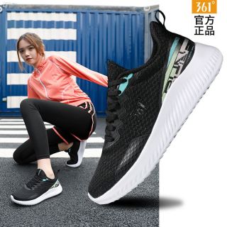361° 361度运动鞋女鞋2026新款夏季运动鞋女跑步鞋网面休闲鞋子女跑鞋