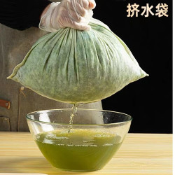 稻田 一级挤水袋超大加厚 蔬菜豆浆过滤网神器
