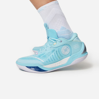 李宁 篮球鞋韦德冷血2低帮男秋轻量回弹反光篮球场地鞋ABPU017-B品