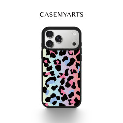 CASEMYARTS渐变豹纹轻薄防摔磁吸手机壳适用苹果17/16/15/Pro/Max