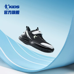 乔丹 跑步大童-乔丹儿童运动鞋白鞋子夏季透气薄款新款跑鞋童鞋网面男