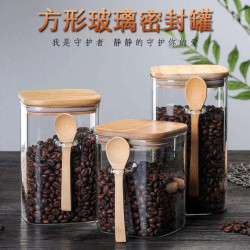 装白糖的罐子防潮密封罐保鲜玻璃茶叶厨房调料干果零食收纳瓶家用