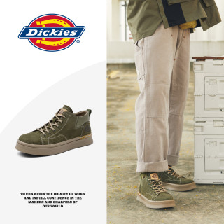 Dickies 板鞋男2026夏季工装厚底百搭男鞋男士休闲复古潮流中帮鞋
