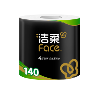 洁柔 有芯卷纸 黑Face4层140克*30卷