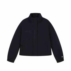 Champion 冬季立领简约棉服外套女 柔软舒适保暖纯色