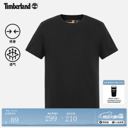 Timberland A2EKJ001 棉质透气 黑色 M 户外T恤