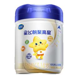 飞鹤 百补）飞鹤星飞帆聚高星4段A2β酪蛋白3-14岁800g1罐儿童奶