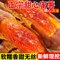 三萌果蔬 正宗板栗蜜薯沙地龙九红薯5斤果农精选装净重4斤