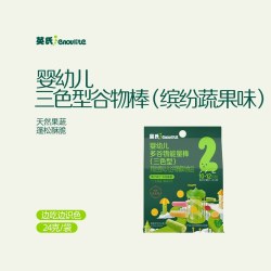 英氏 婴幼儿钙奶谷物棒 宝宝米饼无添加儿童零食饼干1岁送婴儿零食