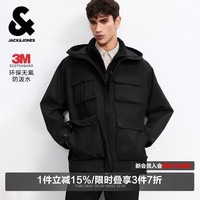 杰克琼斯 杰克·琼斯(JACK&JONES) 2026年春季男装夹克宽松连帽长袖时尚外套上衣226121027