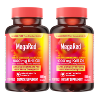 MegaRed脉拓 南极双净胆碱磷虾油 1000mg 30粒*2瓶