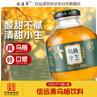 信远斋 乌梅饮料300ml*12瓶玻璃瓶整箱中秋好礼国庆聚会酸甜爽口解辣