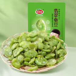 口水娃 芥末味 兰花豆 绿心蚕豆芥末味140g