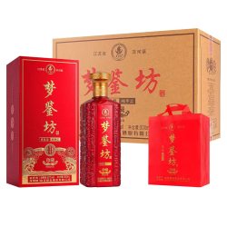 梦鉴坊 纯粮食酒52度浓香型500ml*6瓶书本礼盒高端宴请白酒QJ