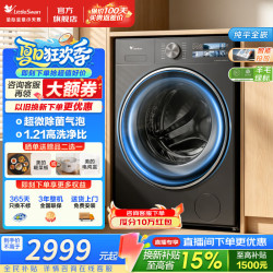 小天鹅 滚筒洗衣机小乌梅3.0 10公斤家用大容量全  超微净泡洗 1.21洗净比