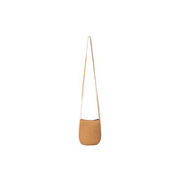無印良品 MUJI 纸斜挎包 浅棕色 女士单肩包